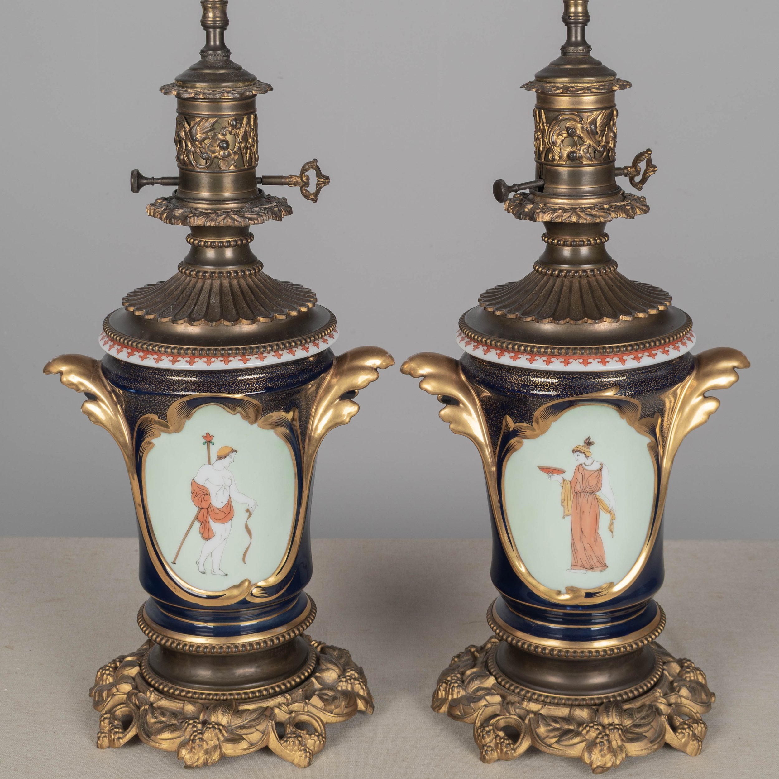 Olivier Fleury French Antiques-Antique Lamps from France for Sale